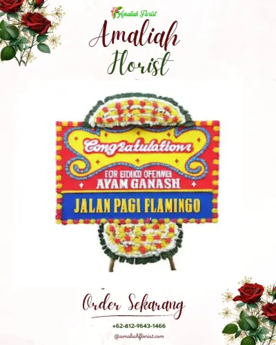 Bunga Papan Congratulation di Wek Iv